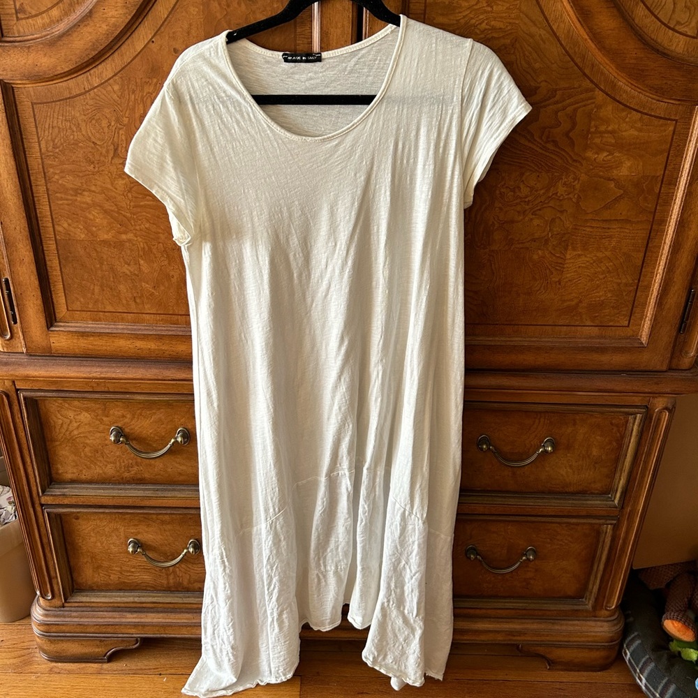 Made in Italy 100% cotton oversized dress or coverup